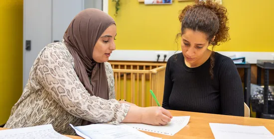 Zij instroom docenten aan het werk 
